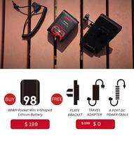 Load image into Gallery viewer, LIPROUTER 98Wh applicable POWERBANK package
